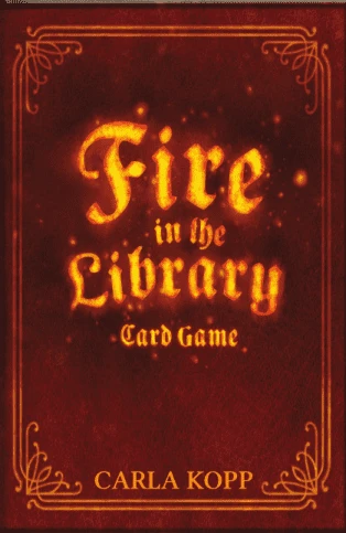 Cover image of Fire in the Library: The Card Game board game