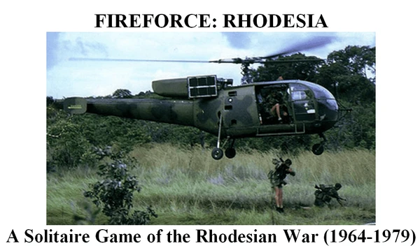 Cover image of Fireforce: Rhodesia – A Solitaire Game of the Rhodesian War (1964-1979) board game
