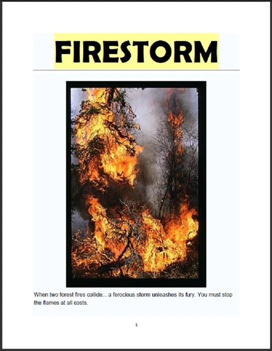 Cover image of Firestorm board game