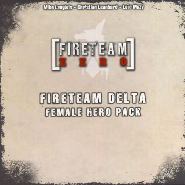 Cover image of Fireteam Zero: Fireteam Delta Female Hero Pack board game