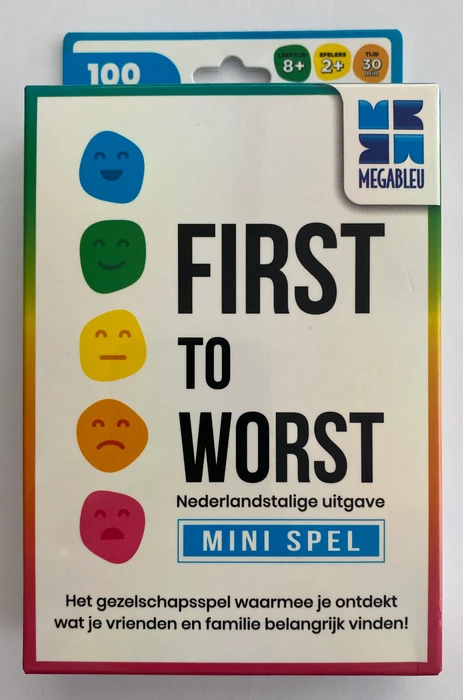 Cover image of First To Worst: On The Go Edition board game