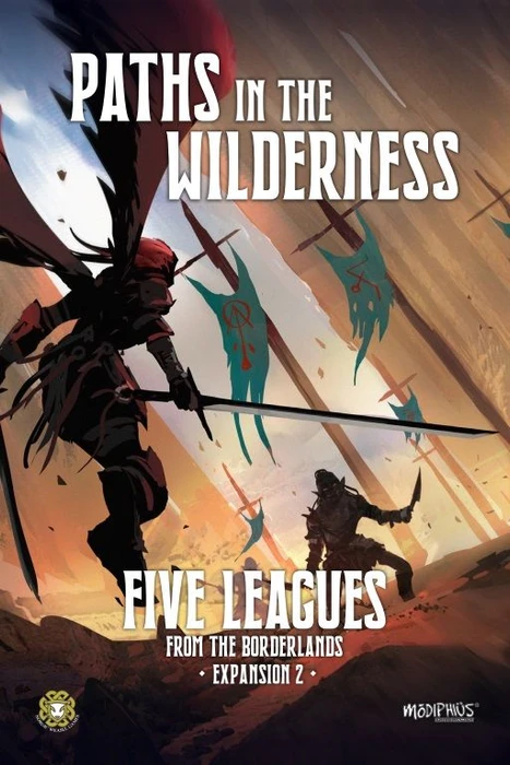 Cover image of Five Leagues From The Borderlands: 3rd Edition – Paths in the Wilderness board game