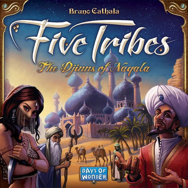Cover image of Five Tribes: The Djinns of Naqala board game