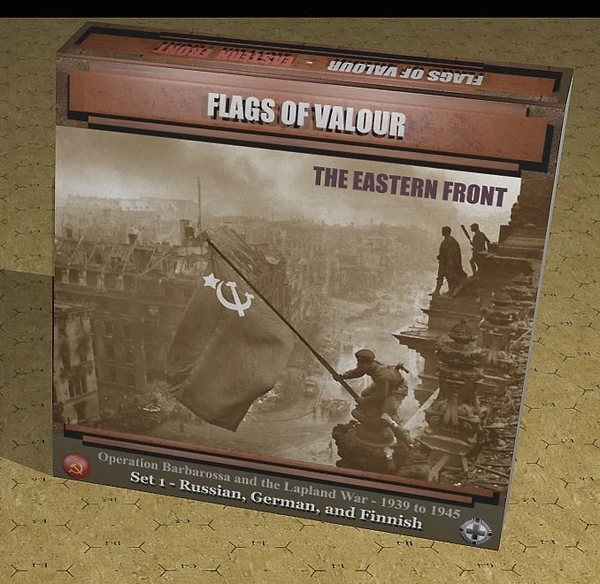 Cover image of Flags of Valour: Eastern Front board game