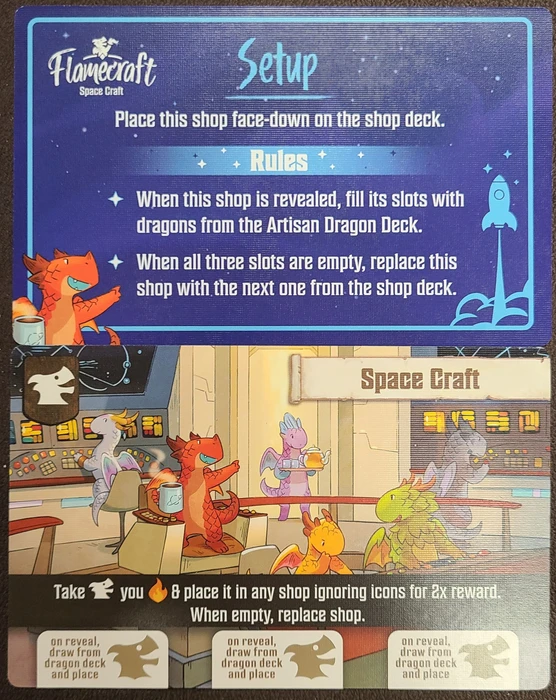 Cover image of Flamecraft: Space Craft board game