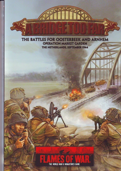 Cover image of Flames of War: A Bridge Too Far – The Battles for Oosterbeek and Arnhem board game