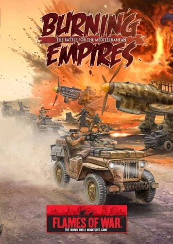 Cover image of Flames of War: Burning Empires – The Battle for the Mediterranean board game