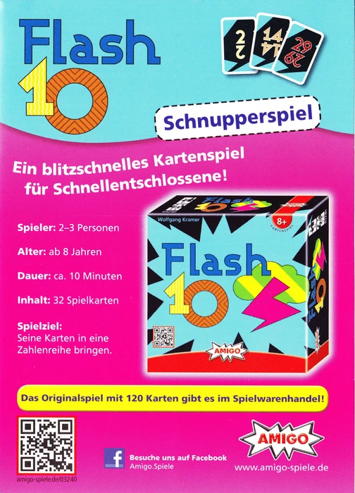 Cover image of Flash 10 Schnupperspiel board game