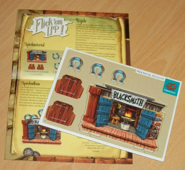 Cover image of Flick 'em Up!: Blacksmith board game