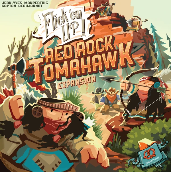 Cover image of Flick 'em Up!: Red Rock Tomahawk board game