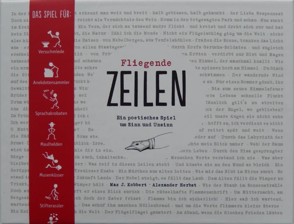 Cover image of Fliegende Zeilen board game