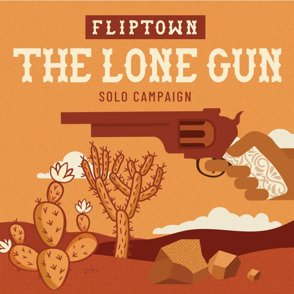 Cover image of Fliptown: The Lone Gun board game