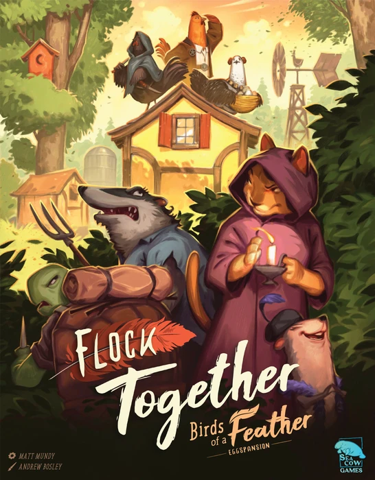 Cover image of Flock Together: Birds of a Feather Eggspansion board game