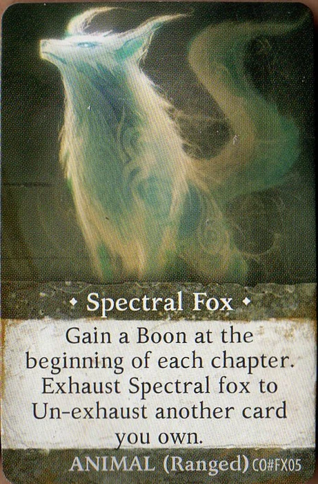 Cover image of Folklore: The Affliction – Spectral Fox Promo Card board game