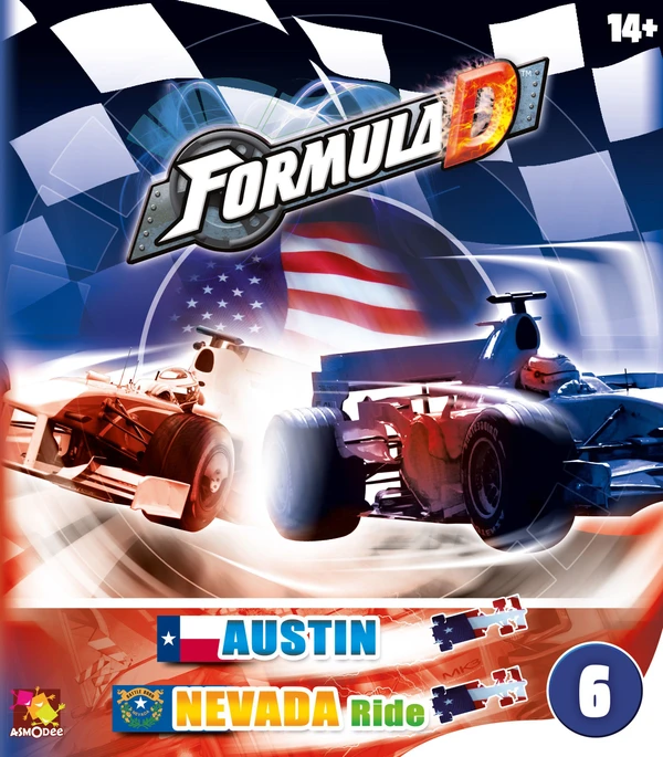 Cover image of Formula D: Circuits 6 – Austin & Nevada Ride board game