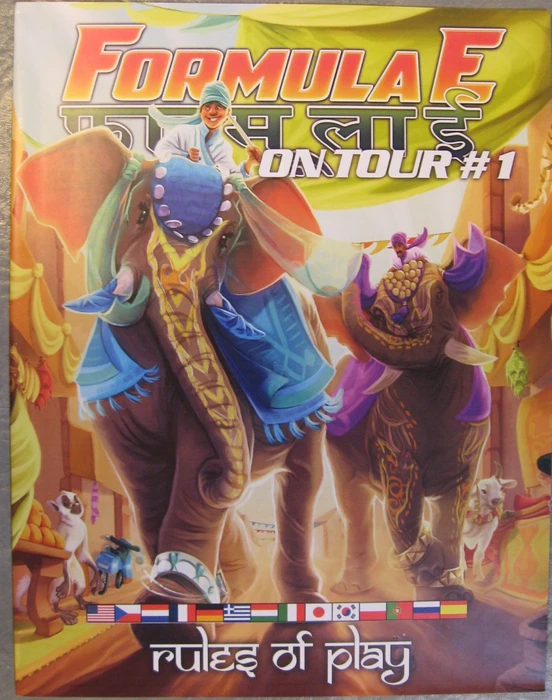 Cover image of Formula E: Double Track Expansion board game