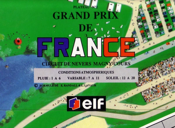 Cover image of Formule Dé Circuit № 2: FRANCE – Circuit de Nevers Magny-Cours board game