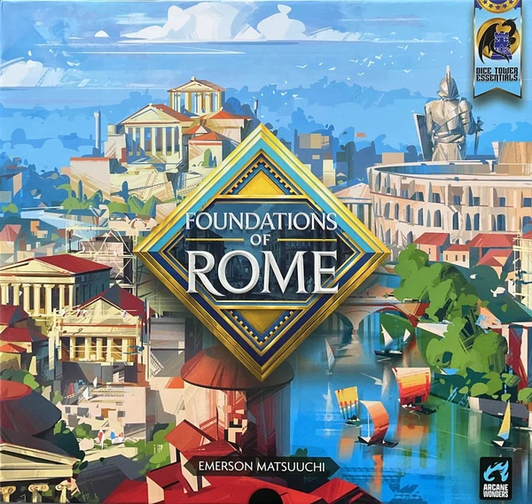 Cover image of Foundations of Rome (Maximus Edition) board game