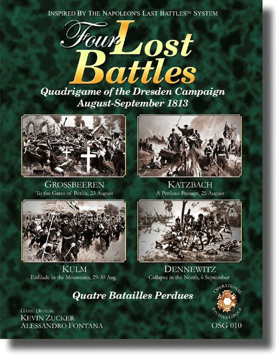 Cover image of Four Lost Battles board game
