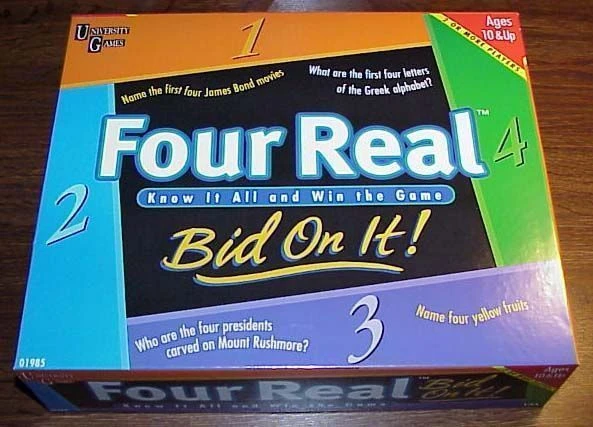 Cover image of Four Real board game