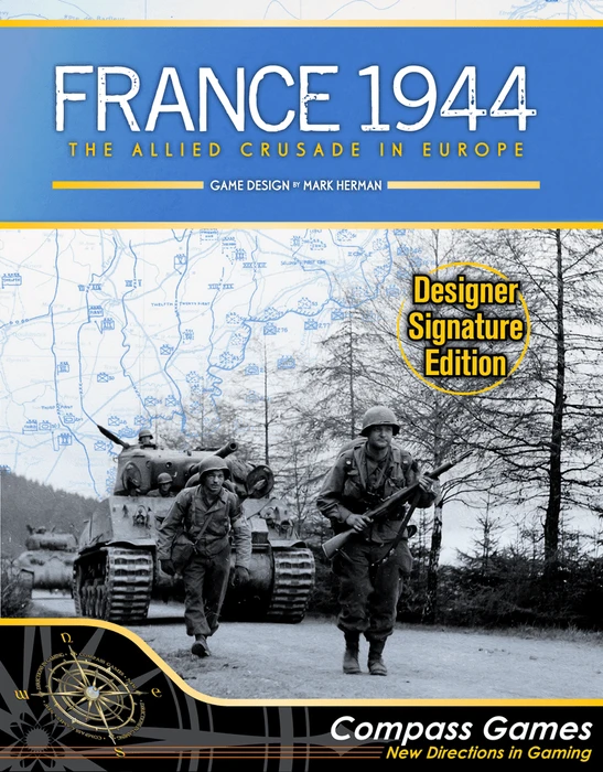 Cover image of France 1944: The Allied Crusade in Europe – Designer Signature Edition board game