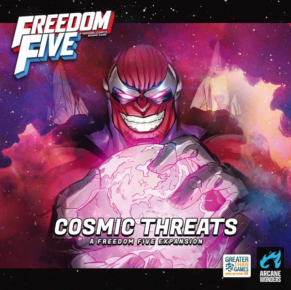 Cover image of Freedom Five: Cosmic Threats board game