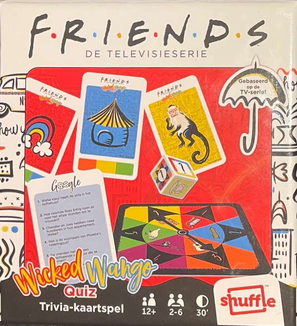 Cover image of Friends Wicked Wango Quiz board game