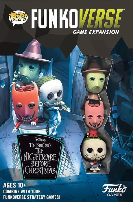 Cover image of Funkoverse Strategy Game: Tim Burton's The Nightmare Before Christmas 101 board game