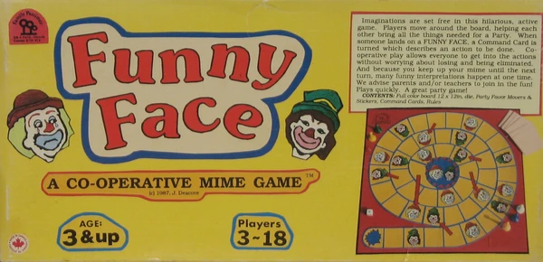 Cover image of Funny Face board game