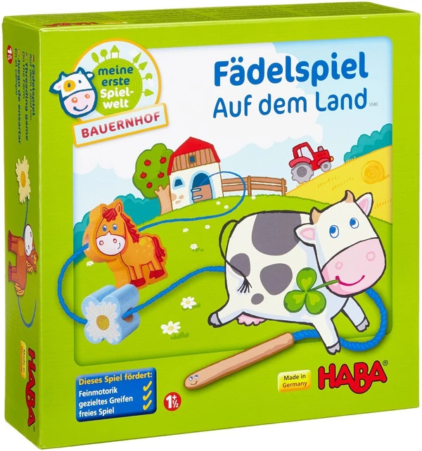 Cover image of Fädelspiel: Auf dem Land board game