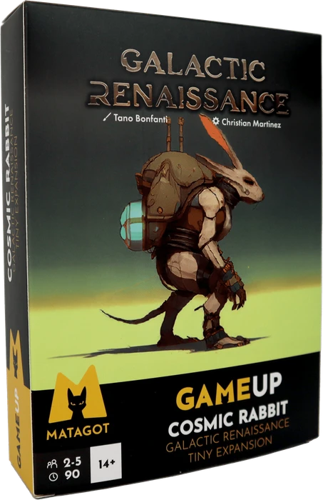 Cover image of Galactic Renaissance: Cosmic Rabbit game up board game