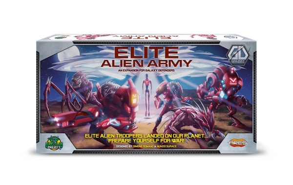 Cover image of Galaxy Defenders: Elite Alien Army board game