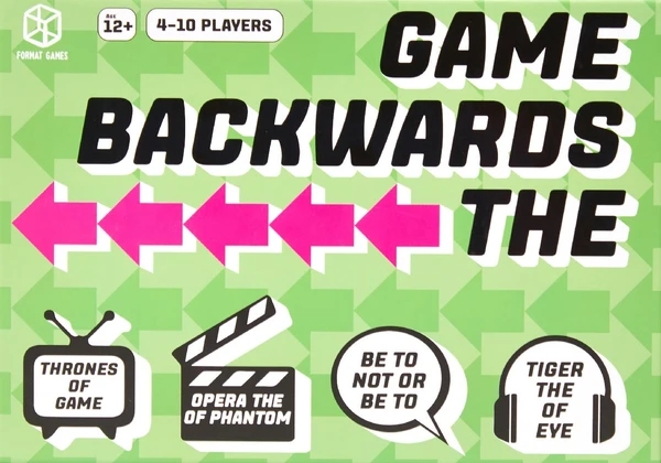 Cover image of Game Backwards The board game