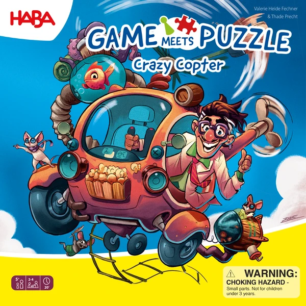 Cover image of Game Meets Puzzle: Crazy Copter board game