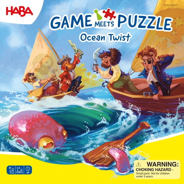 Cover image of Game Meets Puzzle: Ocean Twist board game