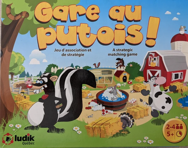 Cover image of Gare au putois! board game