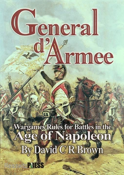 Cover image of General d'Armee: Wargame Rules for Battles in the Age of Napoleon board game