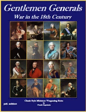 Cover image of Gentlemen Generals: War in the 18th Century board game