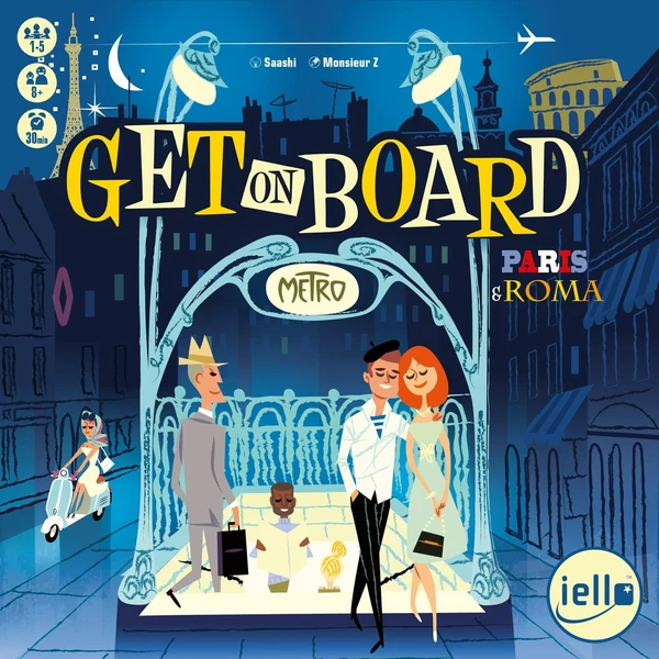Cover image of Get on Board: Paris & Roma board game