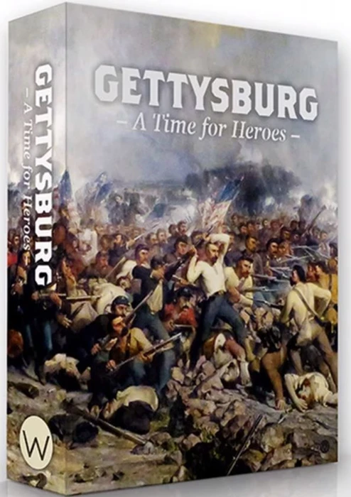 Cover image of Gettysburg: A Time for Heroes board game