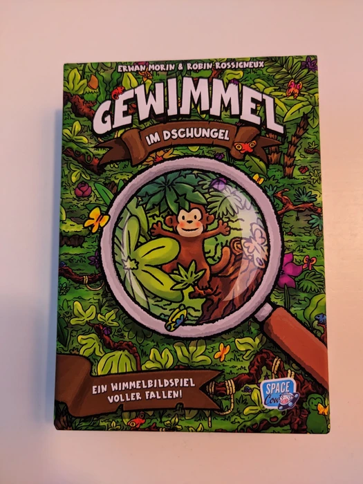 Cover image of Gewimmel im Dschungel board game