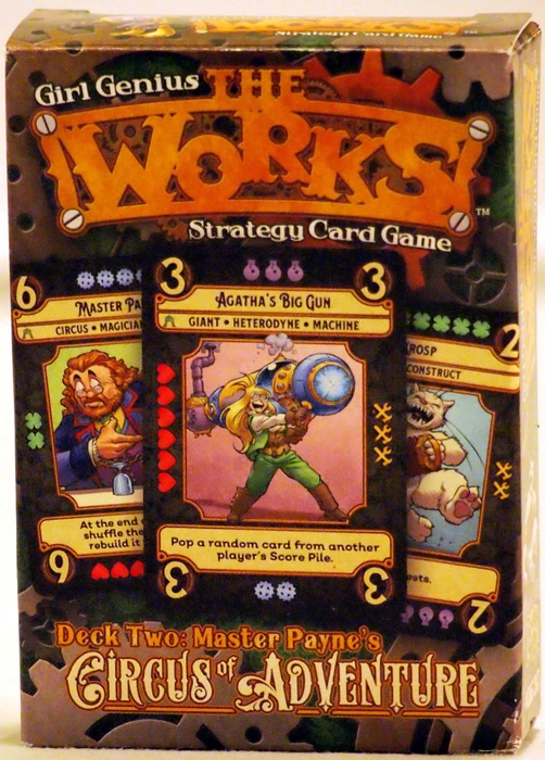 Cover image of Girl Genius: The Works – Master Payne's Circus of Adventure board game