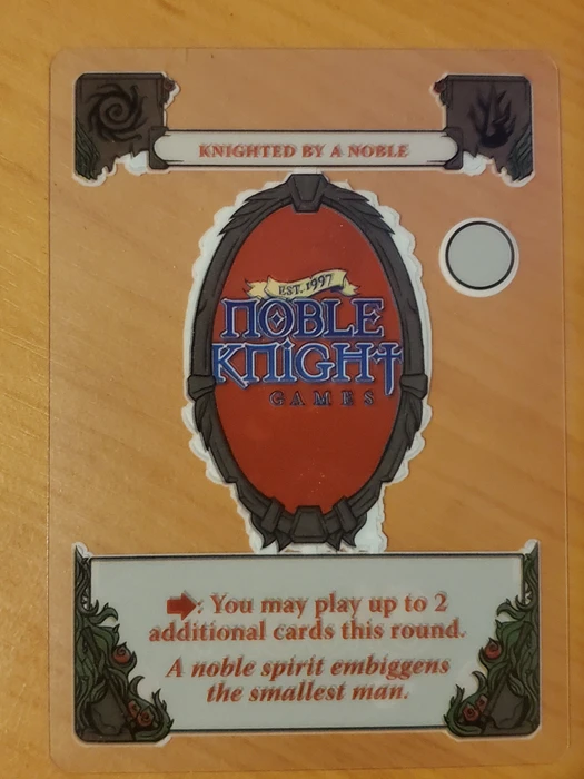 Cover image of Gloom: Knighted by a Noble Promo board game