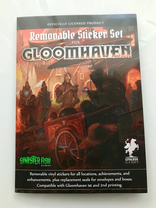 Cover image of Gloomhaven: Removable Sticker Set board game