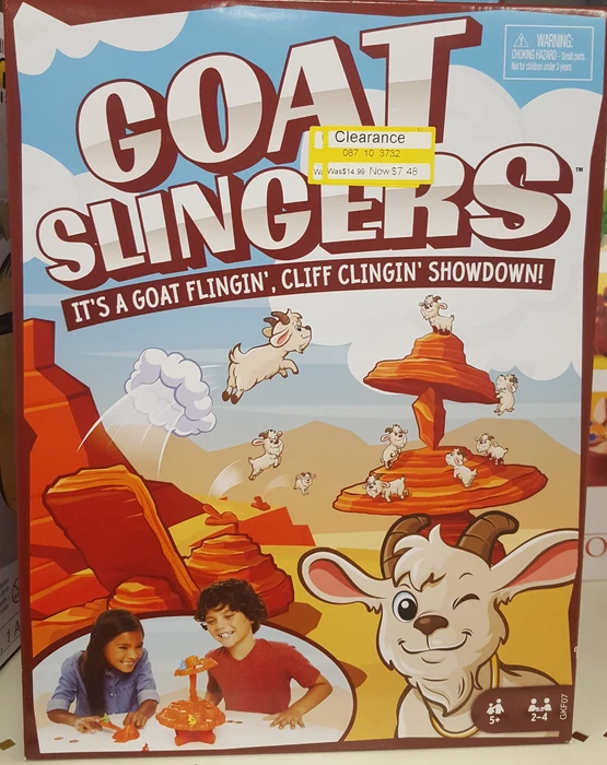 Cover image of Goat Slingers board game