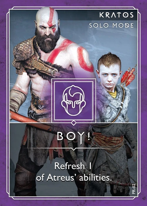 Cover image of God of War: The Card Game – Boy! board game