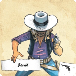 Cover image of Gold River: Bandit Promo Card board game