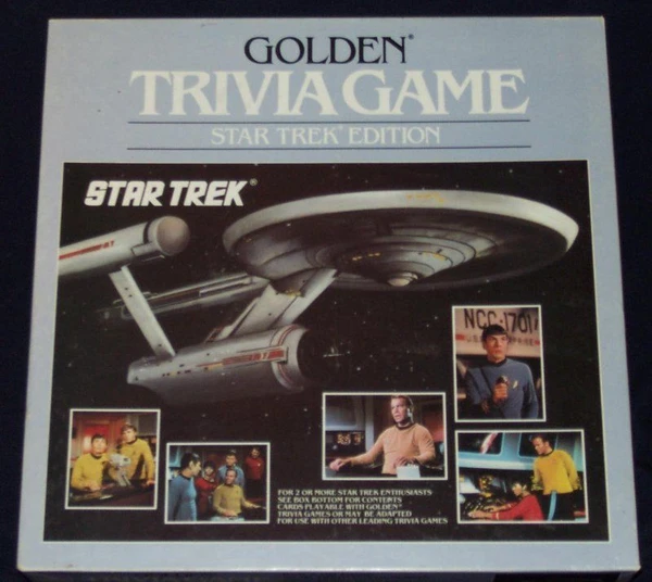 Cover image of Golden Trivia Game: Star Trek Edition board game