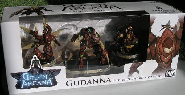 Cover image of Golem Arcana: Gudanna – Raiders of the Blasted Land board game