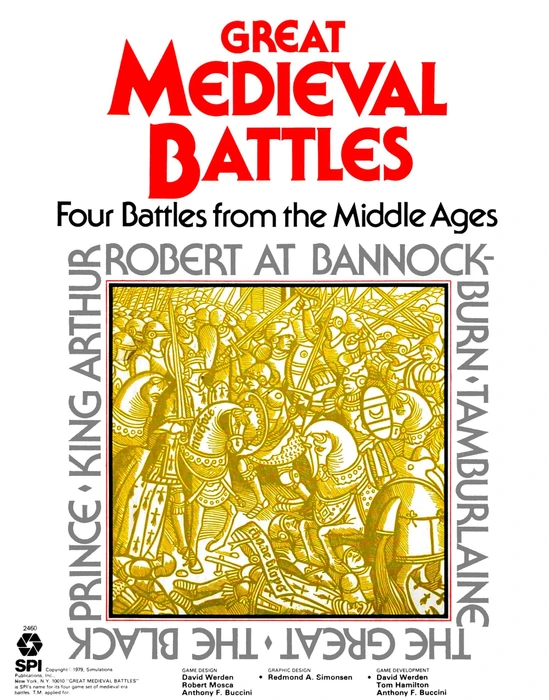 Cover image of Great Medieval Battles: Four Battles from the Middle Ages board game
